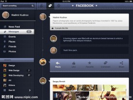 facebook界面