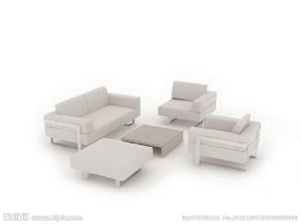 沙发 茶几 沙发模型