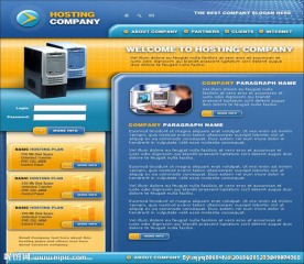 欧美电脑主机模板