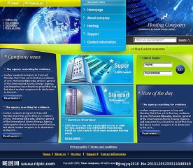 欧美电脑主机模板