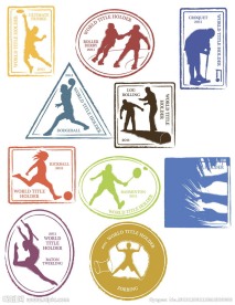 体育邮票 体育邮戳