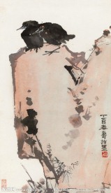 巨石双禽