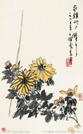 秋菊图