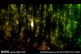 粒子星光视频素材