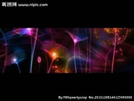 粒子星光视频素材