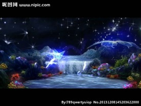 粒子星光视频素材
