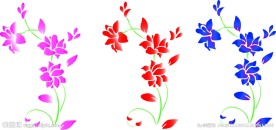 花朵矢量素材