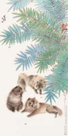 绿荫嬉戏
