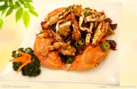 螃蟹美食图片
