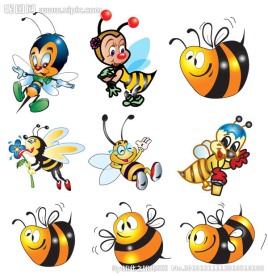 卡通蜜蜂