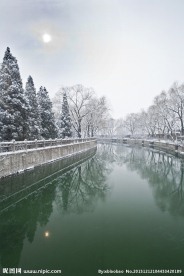 颐和园昆玉河晴雪