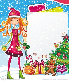 圣诞节海报背景