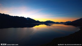 唯美湖景
