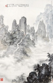 山水墨画