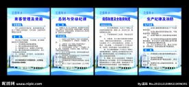 厂规制度牌