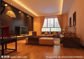 现代中式客厅