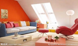 阁楼客厅3d模型