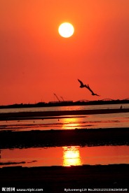 夕阳西下 落阳黄昏