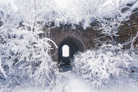 雪中长城