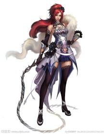手绘动漫美女