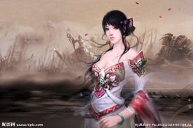 手绘动漫美女