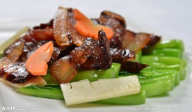 腊肉青菜