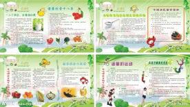 合理善食版面宣传