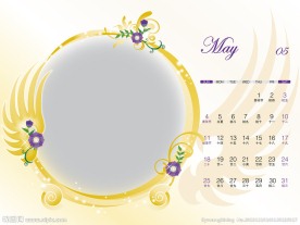 2014年日历5月