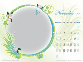 2014年日历11月