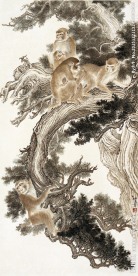 松柏群猴