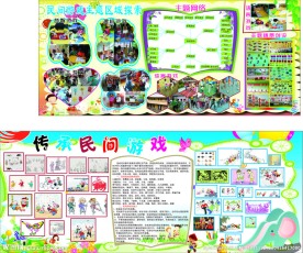 幼儿园展版