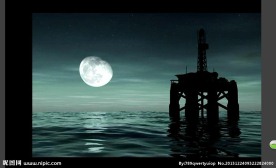 油田夜景视频素材