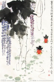 紫藤金鱼