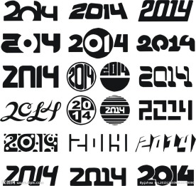 2014字体 设计