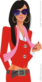 矢量美女