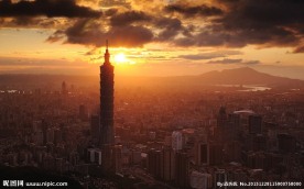 城市黄昏