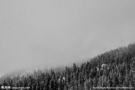 长白山雪景