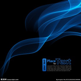 动感光线蓝色背景