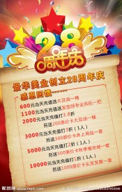 美发周年庆