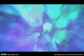 炫彩花纹光效视频素材