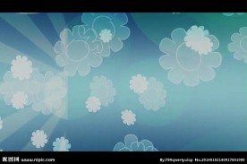 炫彩花纹光效视频素材
