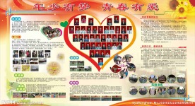 学校毕业展板