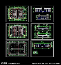 体育馆建筑施工图