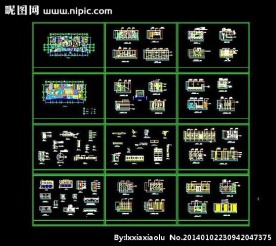 办公空间装修总图