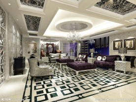 客厅空间效果图