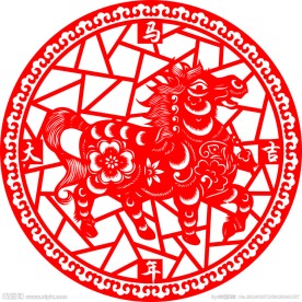 马年窗花