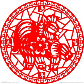 马年窗花