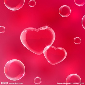 爱心泡泡