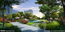 公园休闲景观设计效果