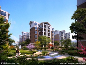 景丽园小区环境效果图